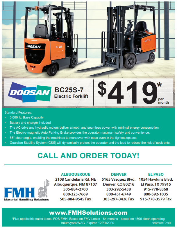 Promotions Fmh Material Handling Solutions Albuquerque New Mexico